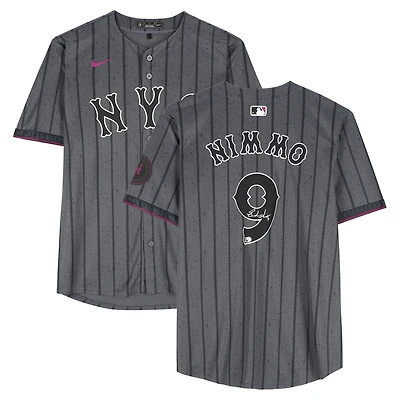 Brandon Nimmo New York Mets Autographed Nike 2024 City Connect Limited Jersey