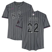 Juan Soto New York Mets Autographed Nike 2024 City Connect Limited Jersey