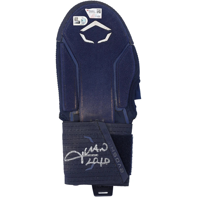 Juan Soto New York Yankees Autographed Game-Used Navy EvoShield Hand Guard from the 2024 MLB Season - RG13313290