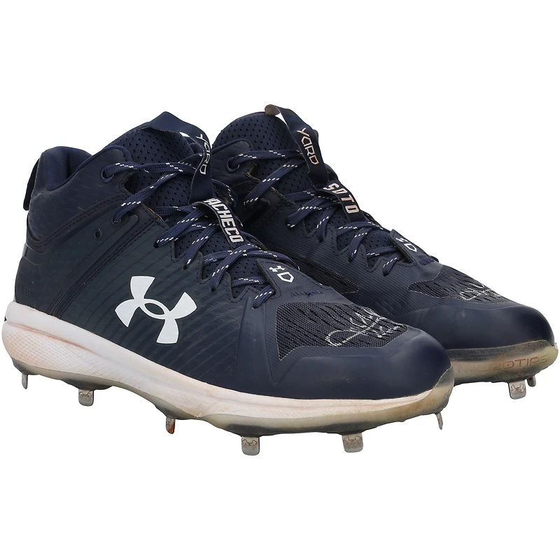Juan Soto New York Yankees Autographed Game-Used Navy Under Armour Cleats from the 2024 MLB Season