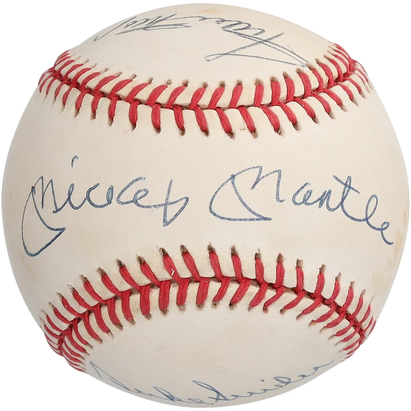Mickey Mantle, Willie Mays & Duke Snider Autographed Baseball