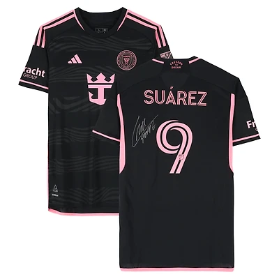 Luis Suarez Inter Miami CF Autographed Match-Used #9 Black adidas Jersey vs. Columbus Crew on October 2, 2024 - Size L
