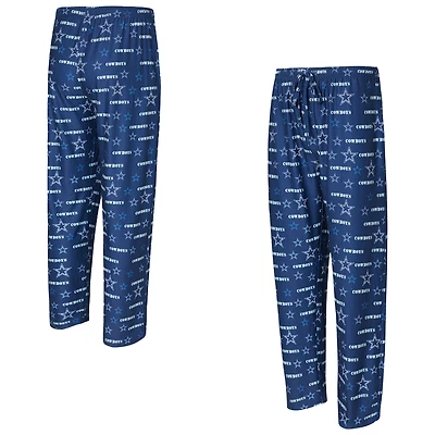 Men's Concepts Sport Navy Dallas Cowboys Mosaic All Over Print Pants