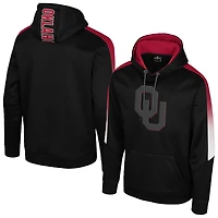 Men's Colosseum Black Oklahoma Sooners The Gang Blackout Hoodie