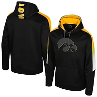 Men's Colosseum Black Iowa Hawkeyes The Gang Blackout Hoodie