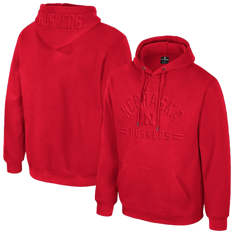 Men's Colosseum Red Nebraska Huskers New Member Hoodie