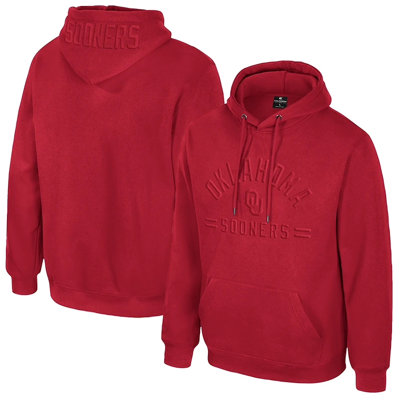 Men's Colosseum Crimson Oklahoma Sooners New Member Hoodie