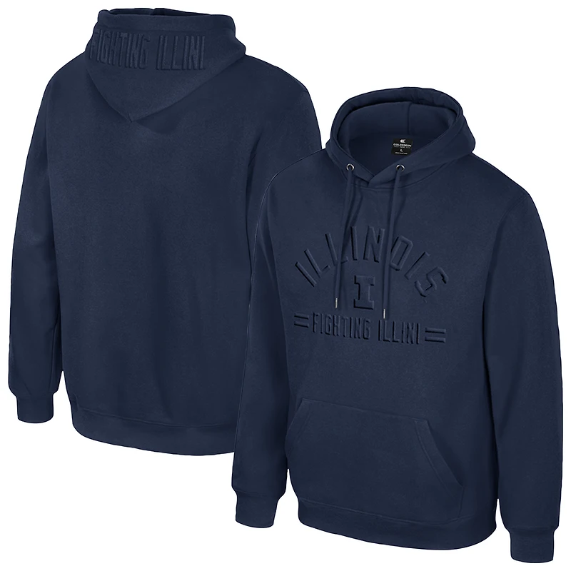 Men's Colosseum Navy Illinois Fighting Illini New Member Hoodie