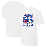 Men's Ronald Acuña Jr. White City Connect Player Graphic T-Shirt