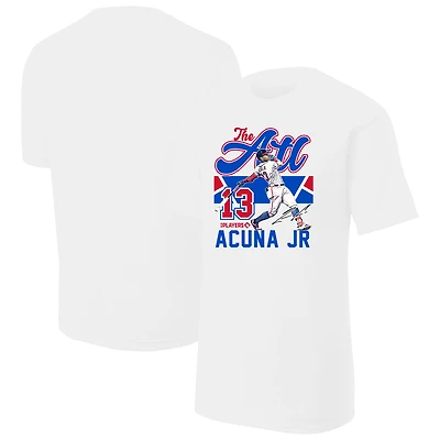 Men's Ronald Acuña Jr. White City Connect Player Graphic T-Shirt