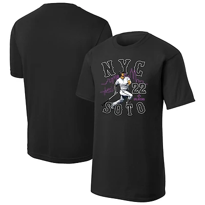 Men's Juan Soto Black City Connect Player Graphic T-Shirt