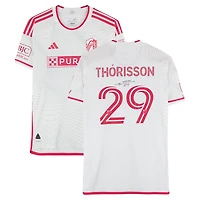 Nökkvi Thórisson St. Louis City SC Autographed Match-Used #29 adidas Jersey from the 2024 MLS Season