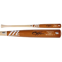 Bryce Harper Philadelphia Phillies Autographed Player-Issued Brown/Tan Marucci Bat from the 2024 MLB Season
