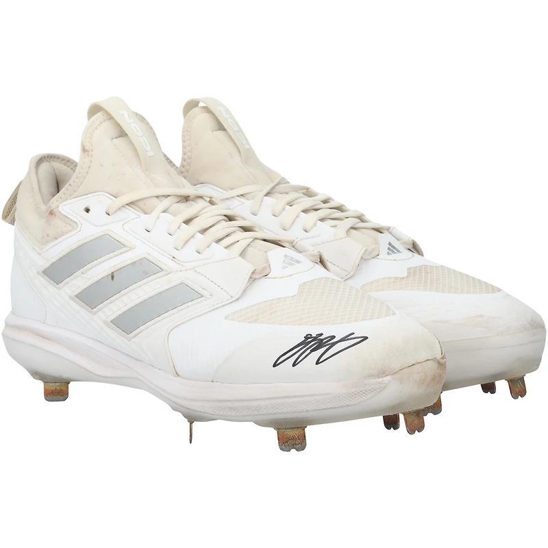 Grayson Rodriguez Baltimore Orioles Autographed Game-Used White adidas Cleats from the 2024 MLB Season - RG13313936-37