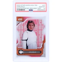 Han Solo 2024 Topps Star Wars High Tek Red Orbit #47 #4/5 PSA Authenticated 10 Card
