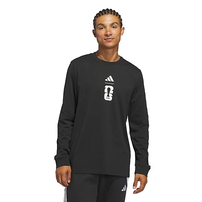 Men's adidas Black 2026 FIFA World Cup Official Graphic Long Sleeve T-Shirt