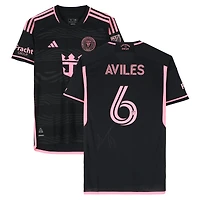 Tomás Avilés Inter Miami CF Autographed Match-Used #6 Black adidas Jersey vs. Columbus Crew on October 2, 2024 - Size M