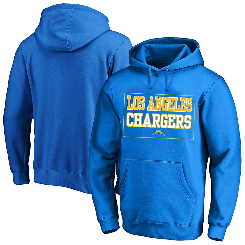 Men's Fanatics Powder Blue Los Angeles Chargers Big & Tall Fleece Hoodie