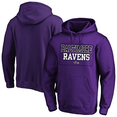 Men's Fanatics Purple Baltimore Ravens Big & Tall Fleece Hoodie