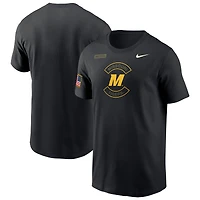 Men's Nike Black Missouri Tigers 2025 Military Appreciation Dri-FIT T-Shirt