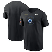 Men's Nike Black Boise State Broncos 2025 Military Appreciation Dri-FIT T-Shirt