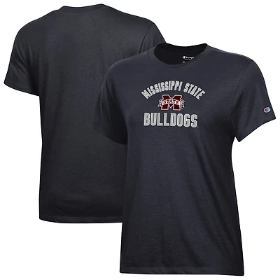 Women's Champion Black Mississippi State Bulldogs Core T-Shirt