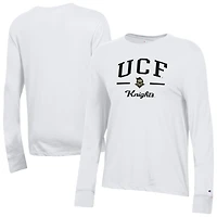 Women's Champion White UCF Knights Core Long Sleeve T-Shirt