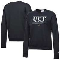 Women's Champion Black UCF Knights Powerblend Pullover Sweatshirt