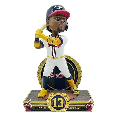 FOCO Ronald Acuna Jr. Atlanta Braves 8" Exclusive Elite Icon Bobblehead