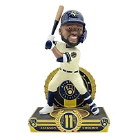 FOCO Jackson Chourio Milwaukee Brewers 8" Exclusive Elite Icon Bobblehead