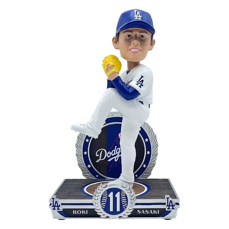 FOCO Rōki Sasaki Los Angeles Dodgers 8" Exclusive Elite Icon Bobblehead