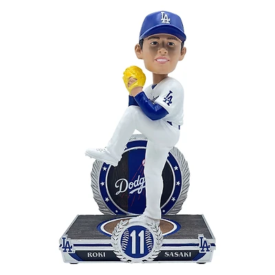 FOCO Rōki Sasaki Los Angeles Dodgers 8" Exclusive Elite Icon Bobblehead