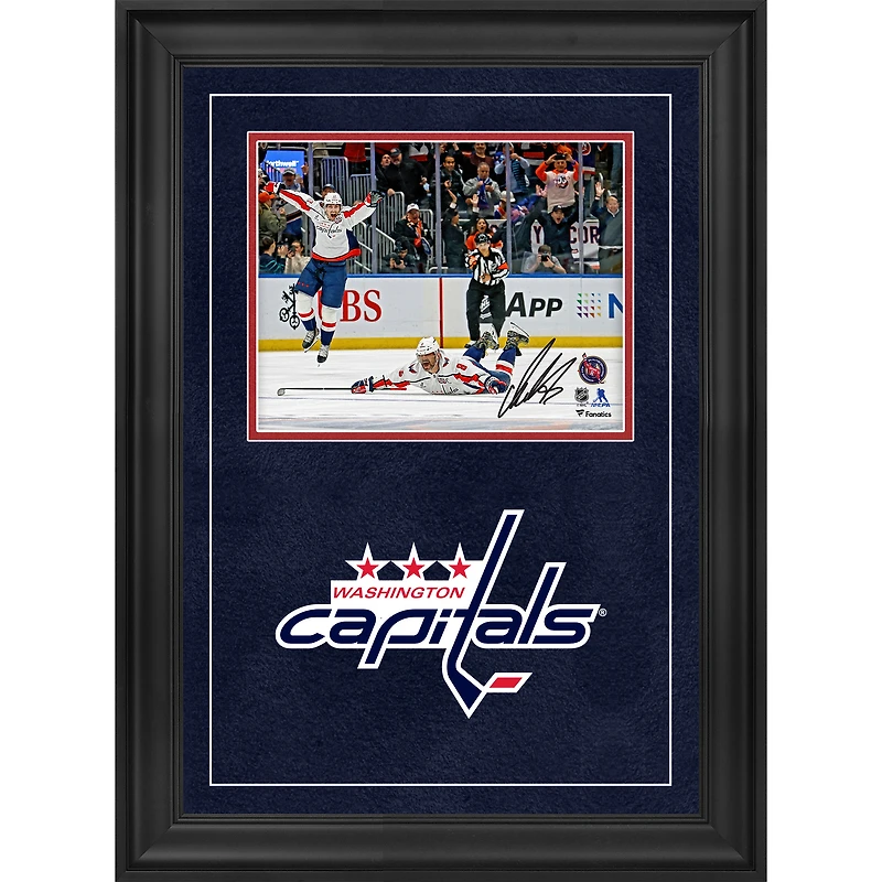 Alexander Ovechkin Washington Capitals Autographed Deluxe Framed 8" x 10" 895th Goal Celebration Photograph
