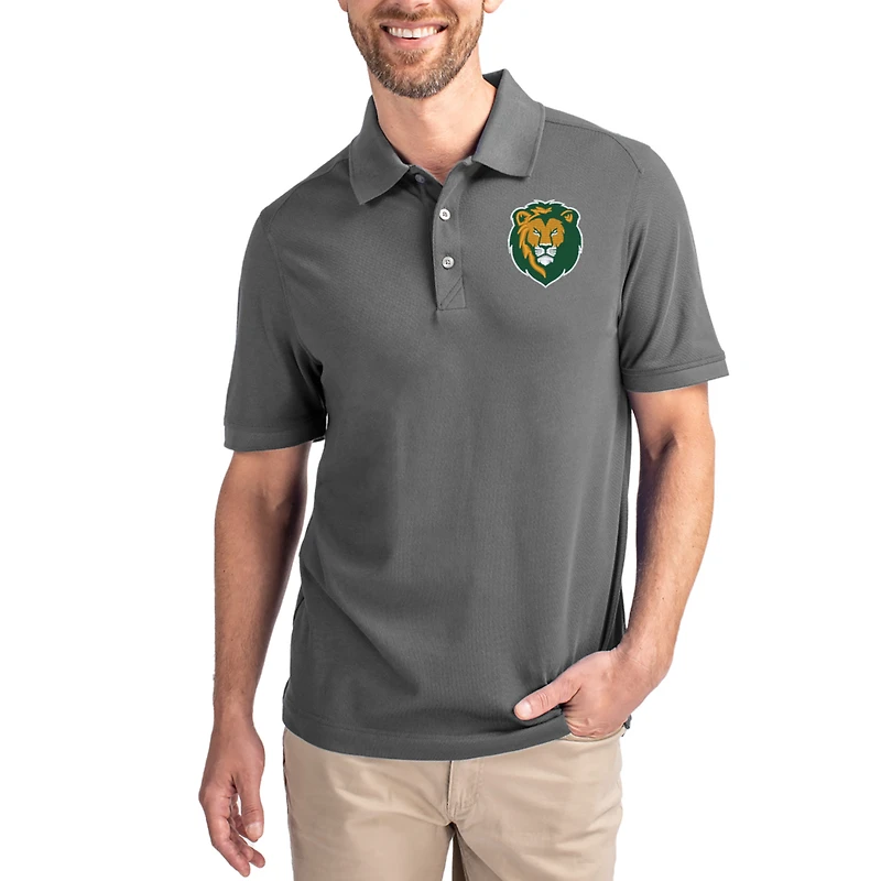 Men's Cutter & Buck Southeastern Louisiana Lions Advantage Eco Pique Tri-Blend Polo
