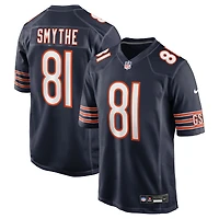 Men's Nike Durham Smythe  Navy Chicago Bears Team Game Jersey