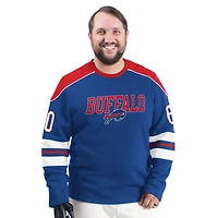 Men's G-III Sports by Carl Banks Royal Buffalo Bills Adaptive Lord Stanley Crewneck Sweatshirt