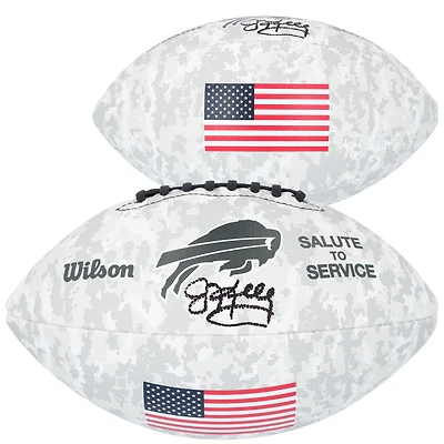 Jim Kelly Buffalo Bills Autographed 2024 Salute To Service Wilson Football
