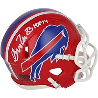 Andre Reed Buffalo Bills Autographed Riddell 1897-2001 Throwback Speed Mini Helmet with "HOF 14" Inscription