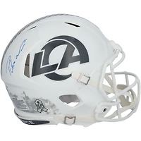 Puka Nacua Los Angeles Rams Autographed Riddell 2024 Salute To Service Speed Authentic Helmet