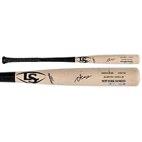 Austin Wells New York Yankees Autographed Game-Used Tan/Black Louisville Slugger Bat from the 2024 MLB Season