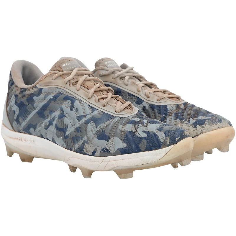 Austin Wells New York Yankees Autographed Game-Used Navy New Balance Cleats vs. Pittsburgh Pirates on September 27, 2024
