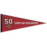 WinCraft Tampa Bay Buccaneers 50th Season 12" x 30" Premium Pennant