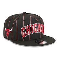 Men's New Era Black Chicago Bulls Jersey Hook Statement Edition 9FIFTY Snapback Hat