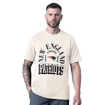 Men's MSX by Michael Strahan White New England Patriots Whiteout Vintage T-Shirt
