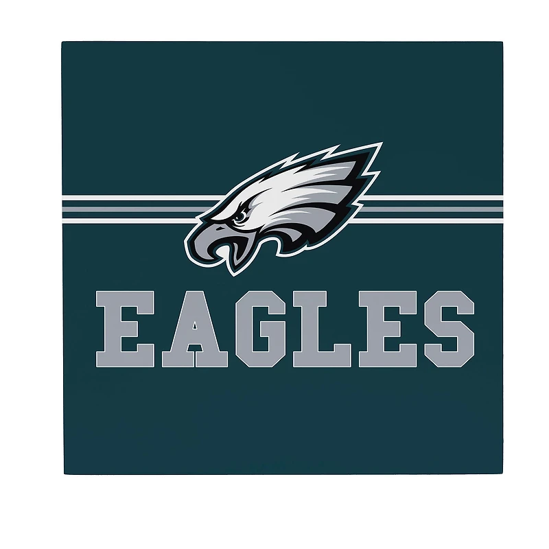 Philadelphia Eagles 12" x 12" Wood Wall Sign