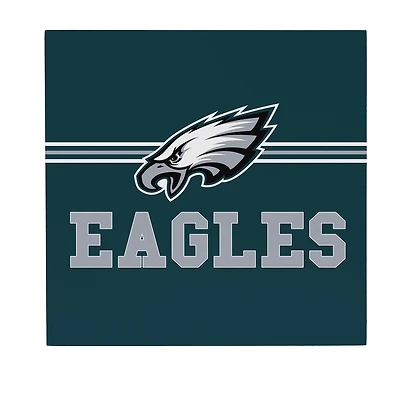 Philadelphia Eagles 12" x 12" Wood Wall Sign