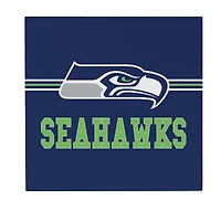 Seattle Seahawks 12" x 12" Wood Wall Sign