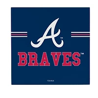 Atlanta Braves 12" x 12" Wood Wall Sign