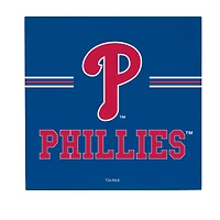 Philadelphia Phillies 12" x 12" Wood Wall Sign