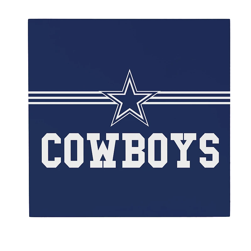 Dallas Cowboys 12" x 12" Wood Wall Sign